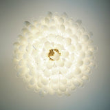 Modern Petals White Murano Chandelier - CasaraHouse