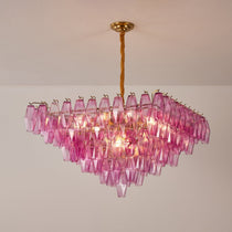Fuchsia Prism Empire Chandelier