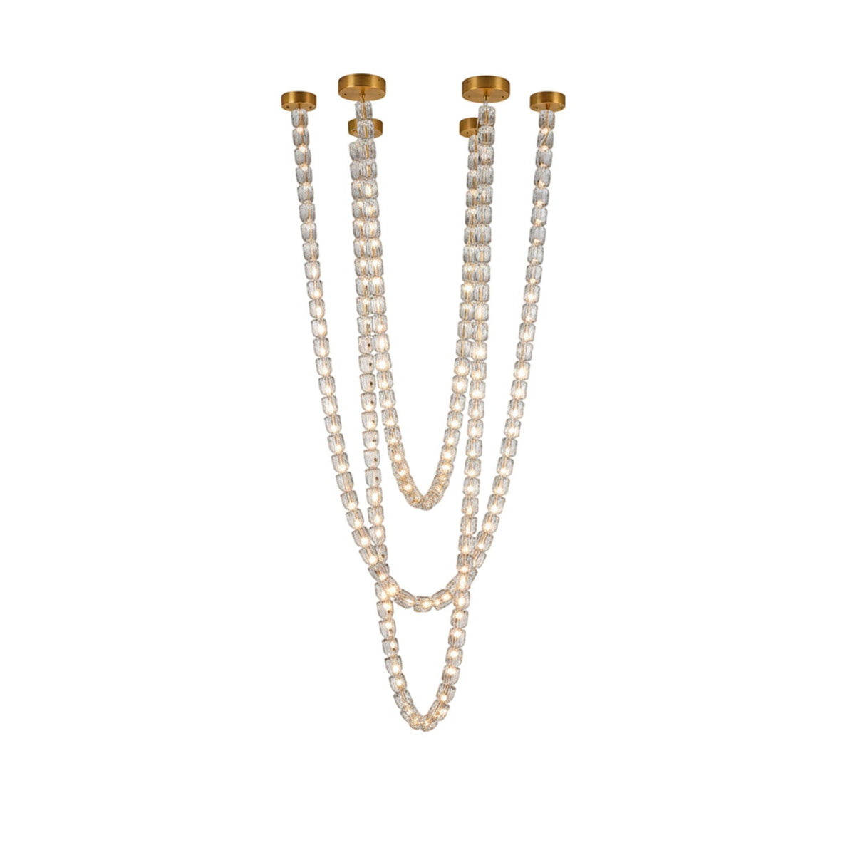 Contemporary Multi-Tier Ring Chandelier - CasaraHouse