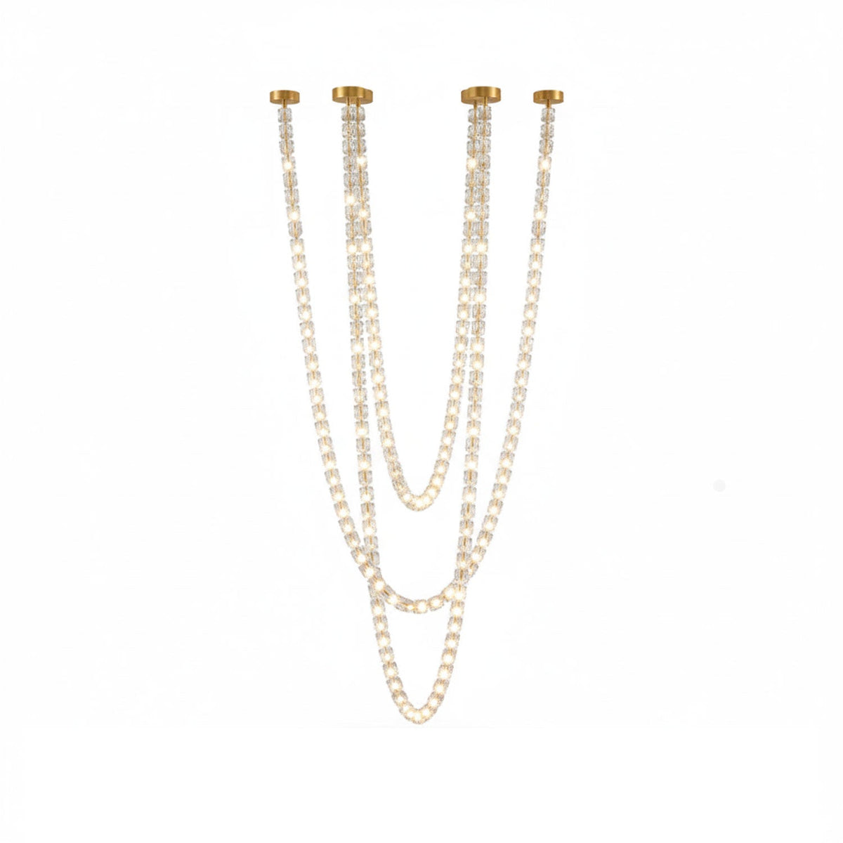 Contemporary Multi-Tier Ring Chandelier - CasaraHouse
