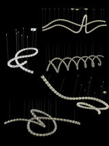 Elegant The Gabriel Infinity Loop LED Chandelier | Custom Size & Made-to-Order Lighting for Luxury Homes & Commercial Spaces - CasaraHouse
