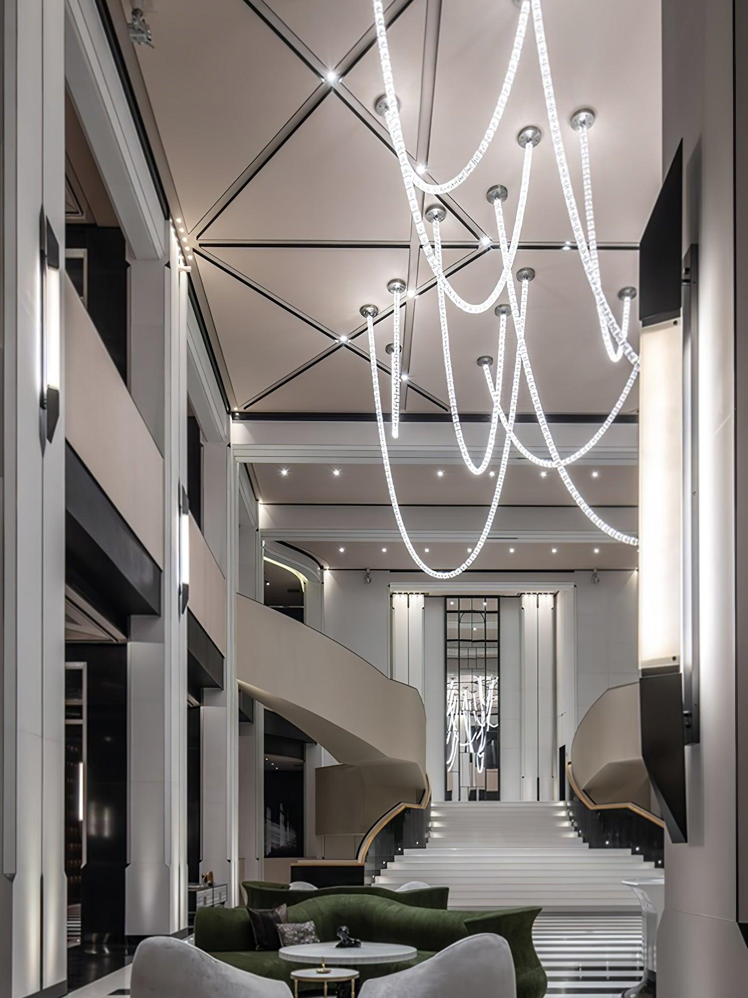Contemporary Multi-Tier Ring Chandelier - CasaraHouse
