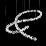 Designer The Gabriel Infinity LED Chandelier | Custom Size & Made-to-Order Lighting for Luxury Homes & Commercial Spaces - CasaraHouse