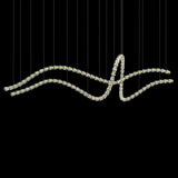 Designer The Gabriel Infinity LED Chandelier | Custom Size & Made-to-Order Lighting for Luxury Homes & Commercial Spaces - CasaraHouse