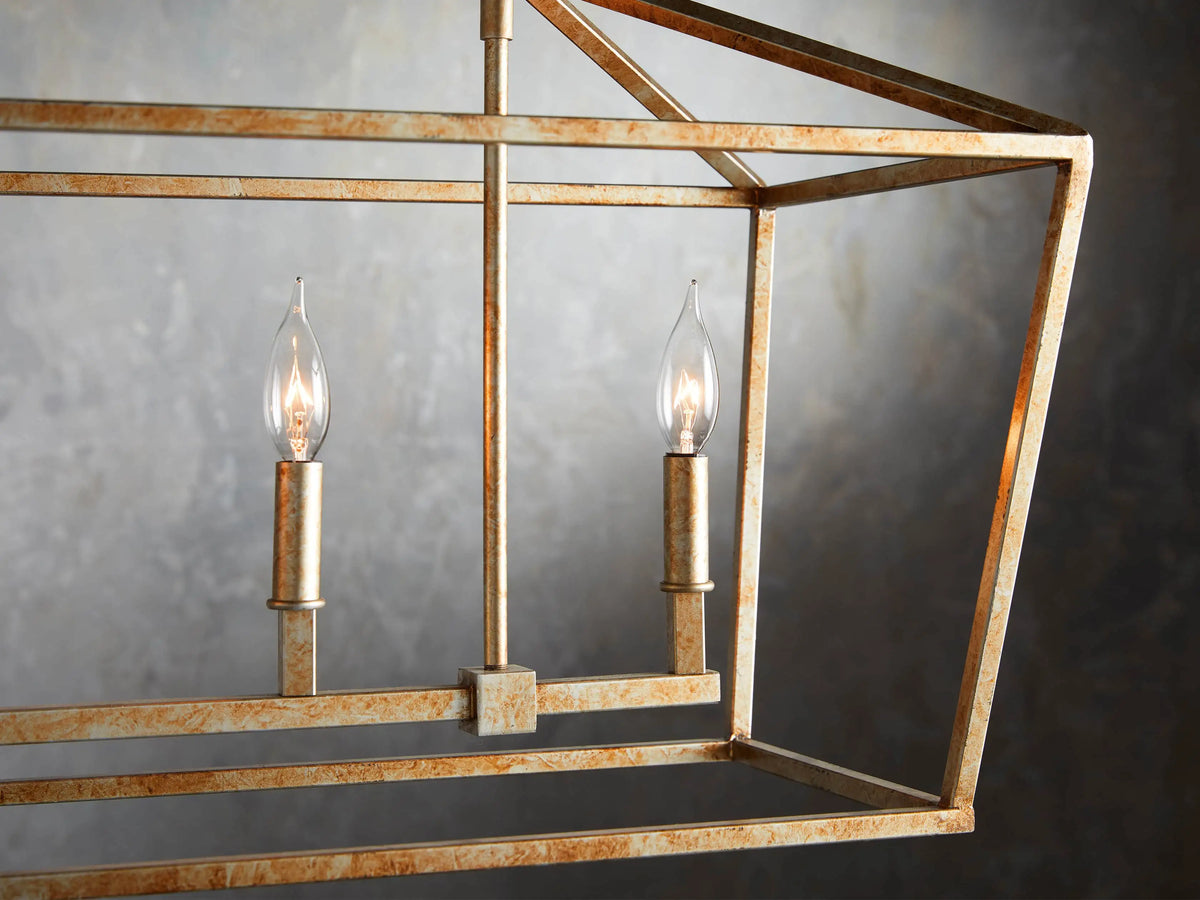 Garnet 41" Rectangular Chandelier