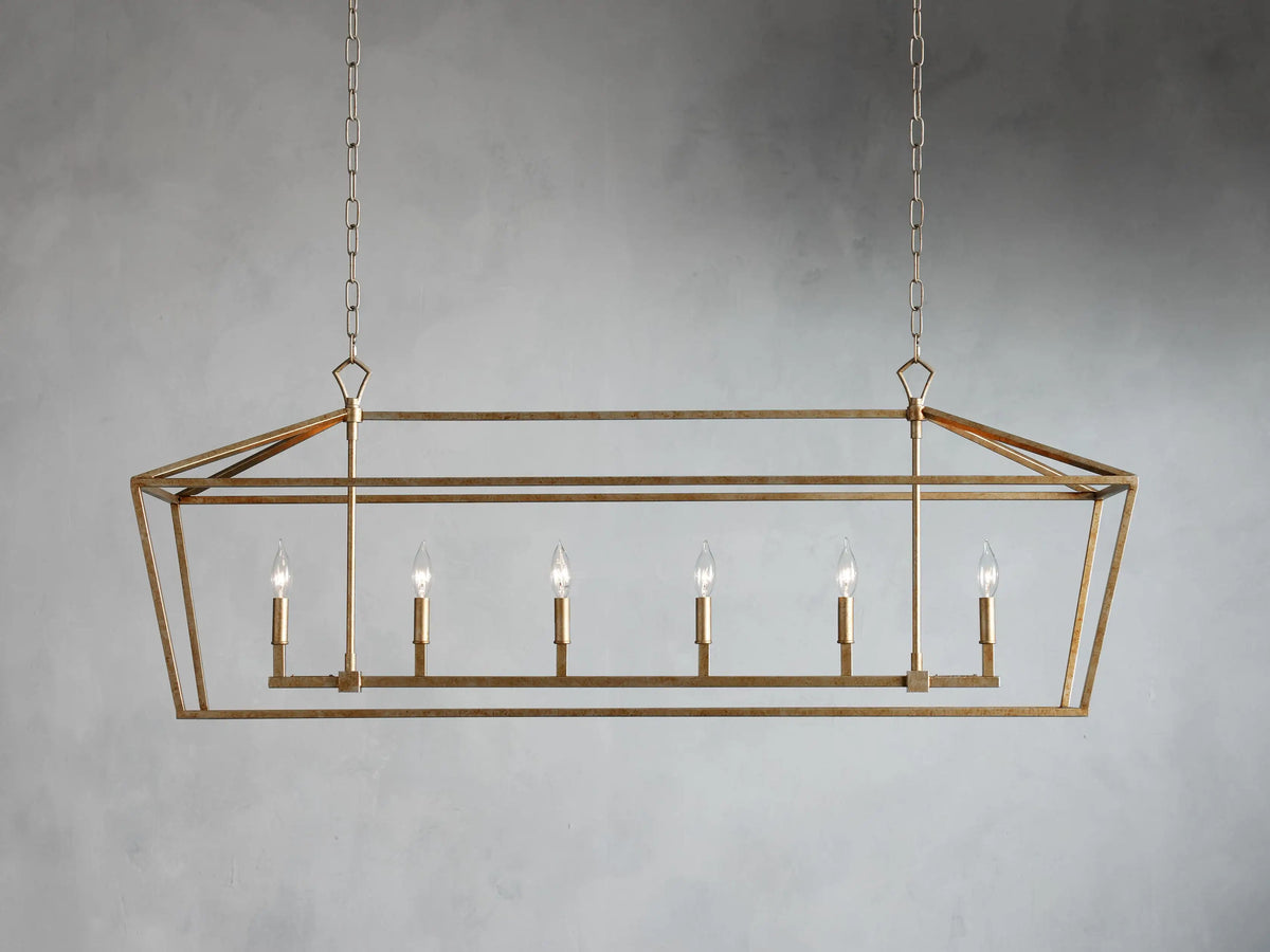 Garnet 54" Rectangular Chandelier