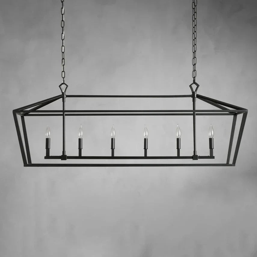 Garnet 54" Rectangular Chandelier