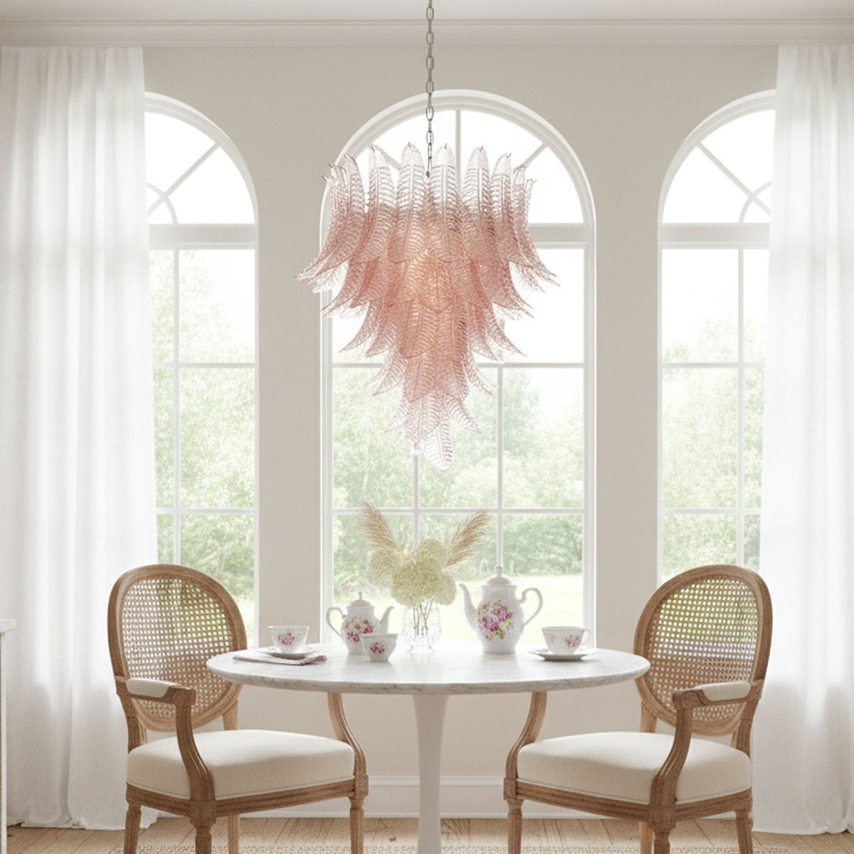 Elegant Rosalind Murano Chandelier - CasaraHouse