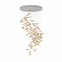 Tidal Art Glass Chandelier