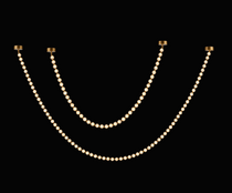 Alabaster Pearl Necklace Chandelier