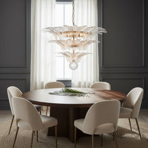 Palm Grove Murano Glass Chandelier