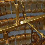 Luxury Amor Ghiaccio Glass Oval Chandelier 54"W/65"W - CasaraHouse