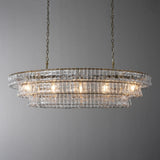 Luxury Amor Ghiaccio Glass Oval Chandelier 54"W/65"W - CasaraHouse