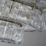 Luxury Amor Ghiaccio Glass Oval Chandelier 54"W/65"W - CasaraHouse
