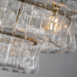 Luxury Amor Ghiaccio Glass Oval Chandelier 54"W/65"W - CasaraHouse