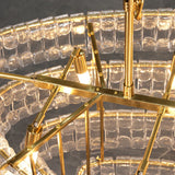 Luxury Amor Ghiaccio Glass Oval Chandelier 54"W/65"W - CasaraHouse