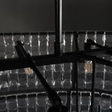Luxury Amor Ghiaccio Glass Oval Chandelier 54"W/65"W - CasaraHouse