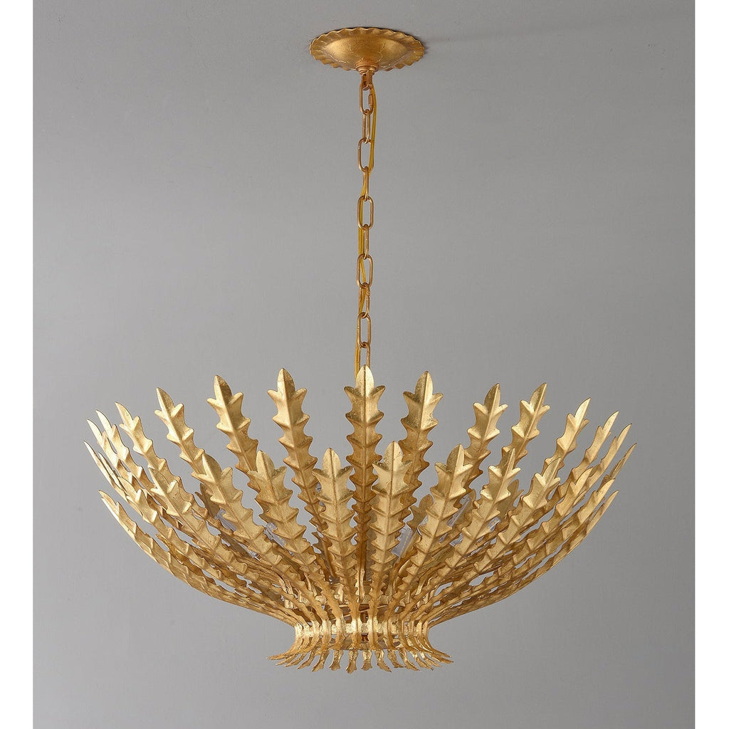 Gilded Acanthus Chandelier