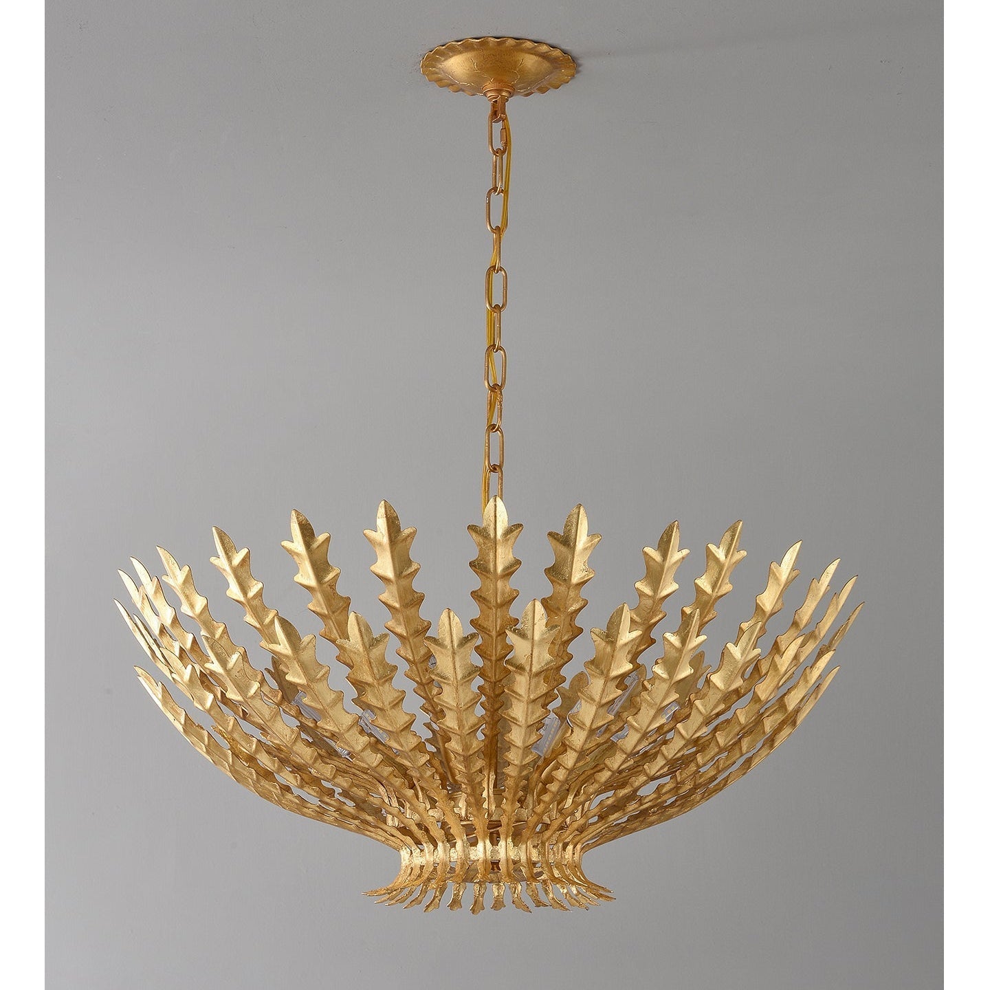Gilded Acanthus Chandelier