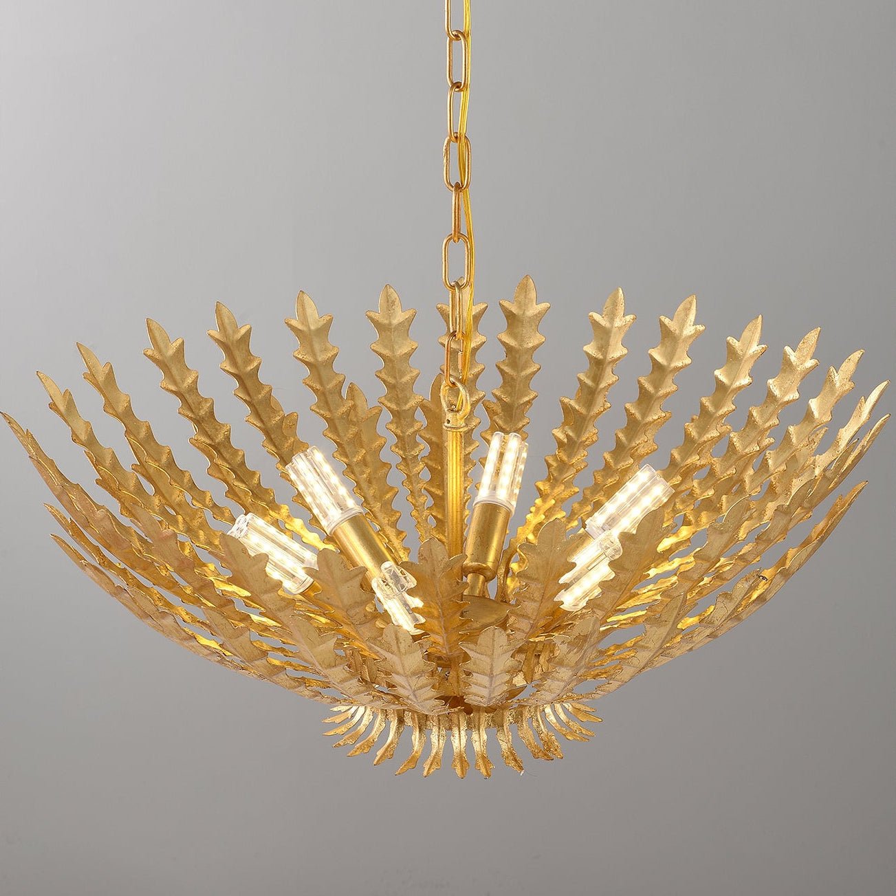 Gilded Acanthus Chandelier