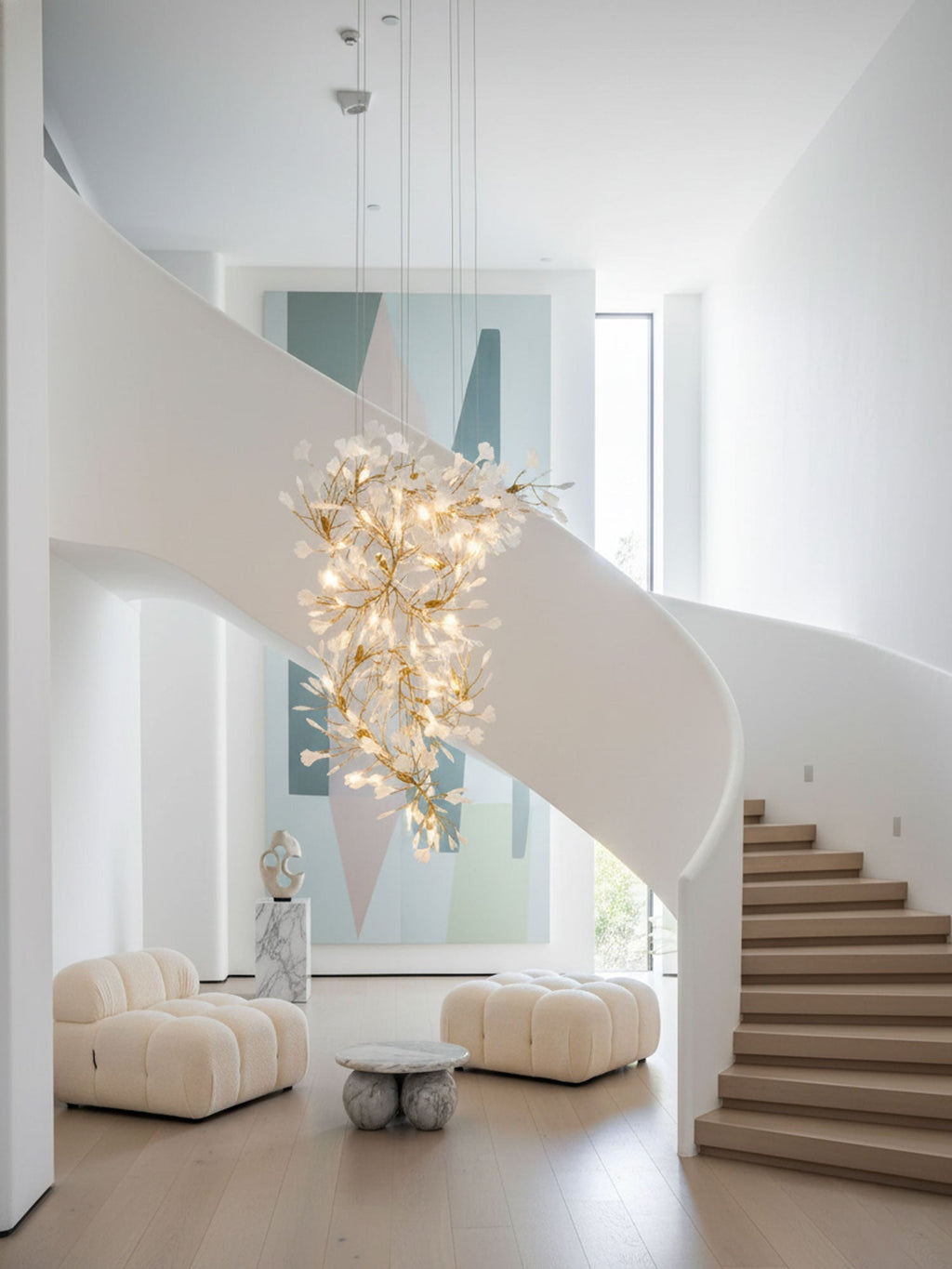 Gingko Chandelier F