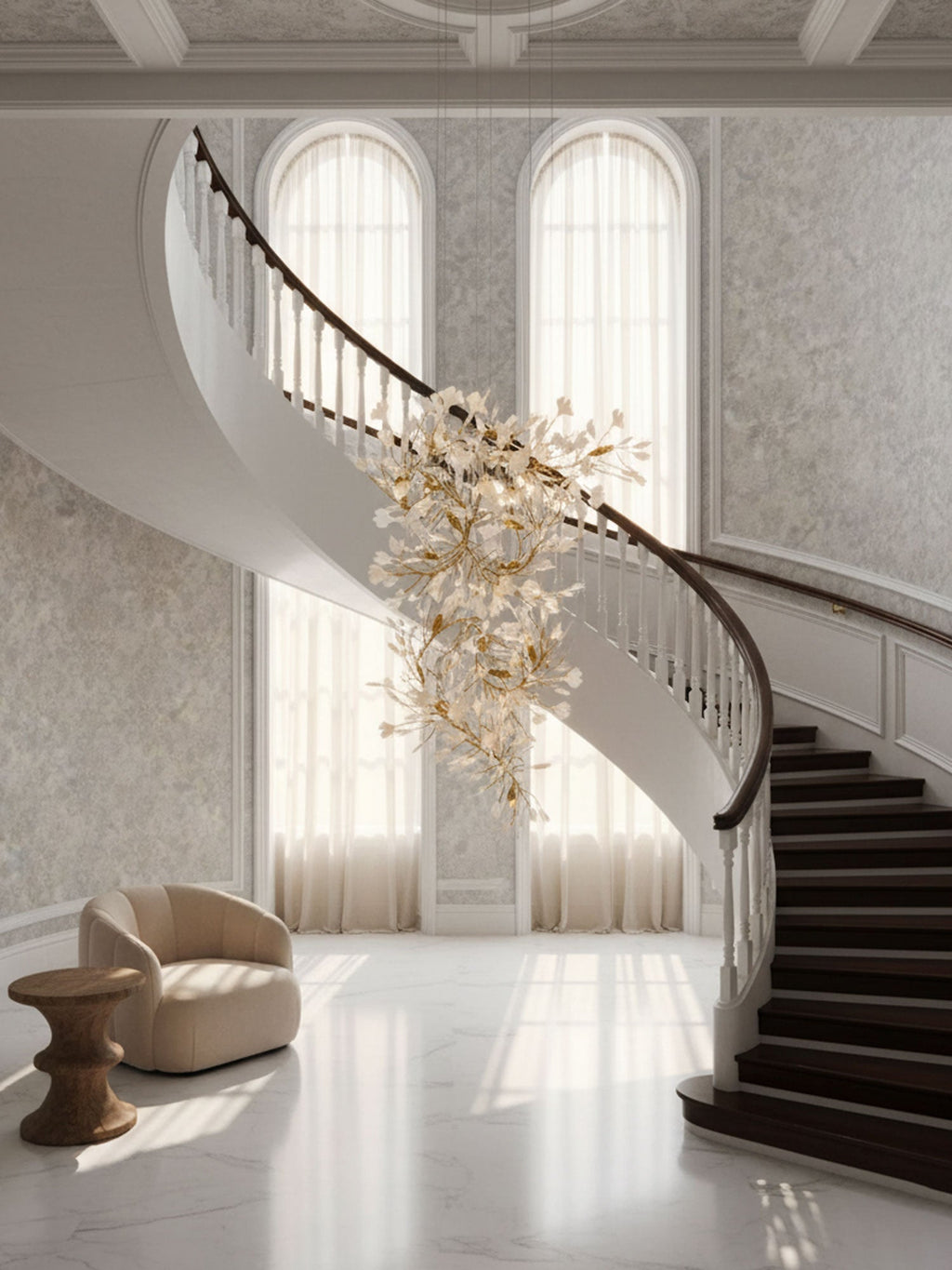 Gingko Chandelier F