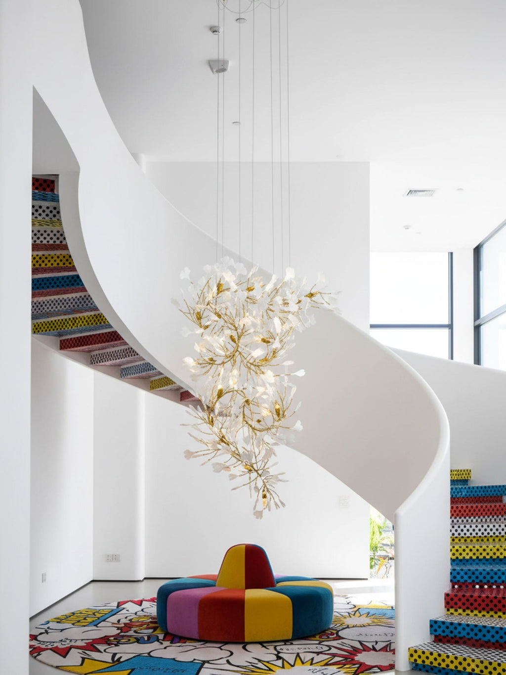 Gingko Chandelier F