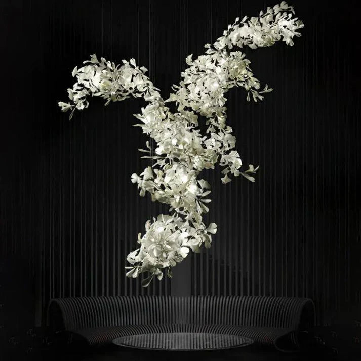 Ginkgo Ceramic Combination Chandelier
