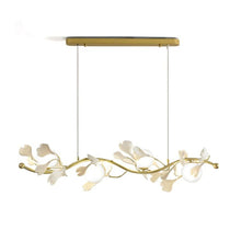 Ceramic Ginkgo Glass Chandelier