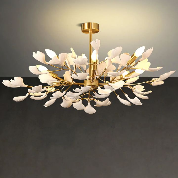 Ceramic Gingko Luxury Chandelier Style A Main image