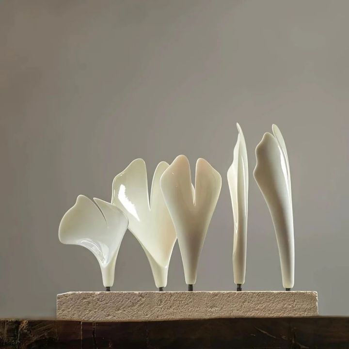 Ceramic Gingko Luxury Chandelier Style A
