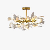 Ceramic Ginkgo Chandelier Style B