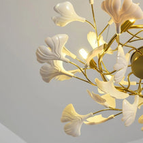 Ceramic Ginkgo Chandelier Style B