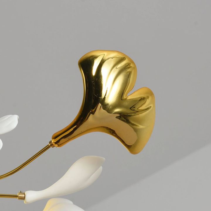 Ceramic Ginkgo Chandelier Style B