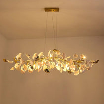 Ceramic Ginkgo Luxury Chandelier Style C