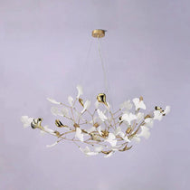 Ceramic Ginkgo Luxury Chandelier Style D