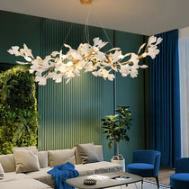 Ceramic Ginkgo Luxury Chandelier Style F