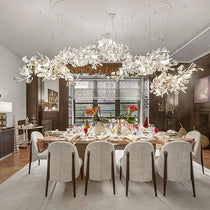 Ceramic Ginkgo Luxury Chandelier Style H