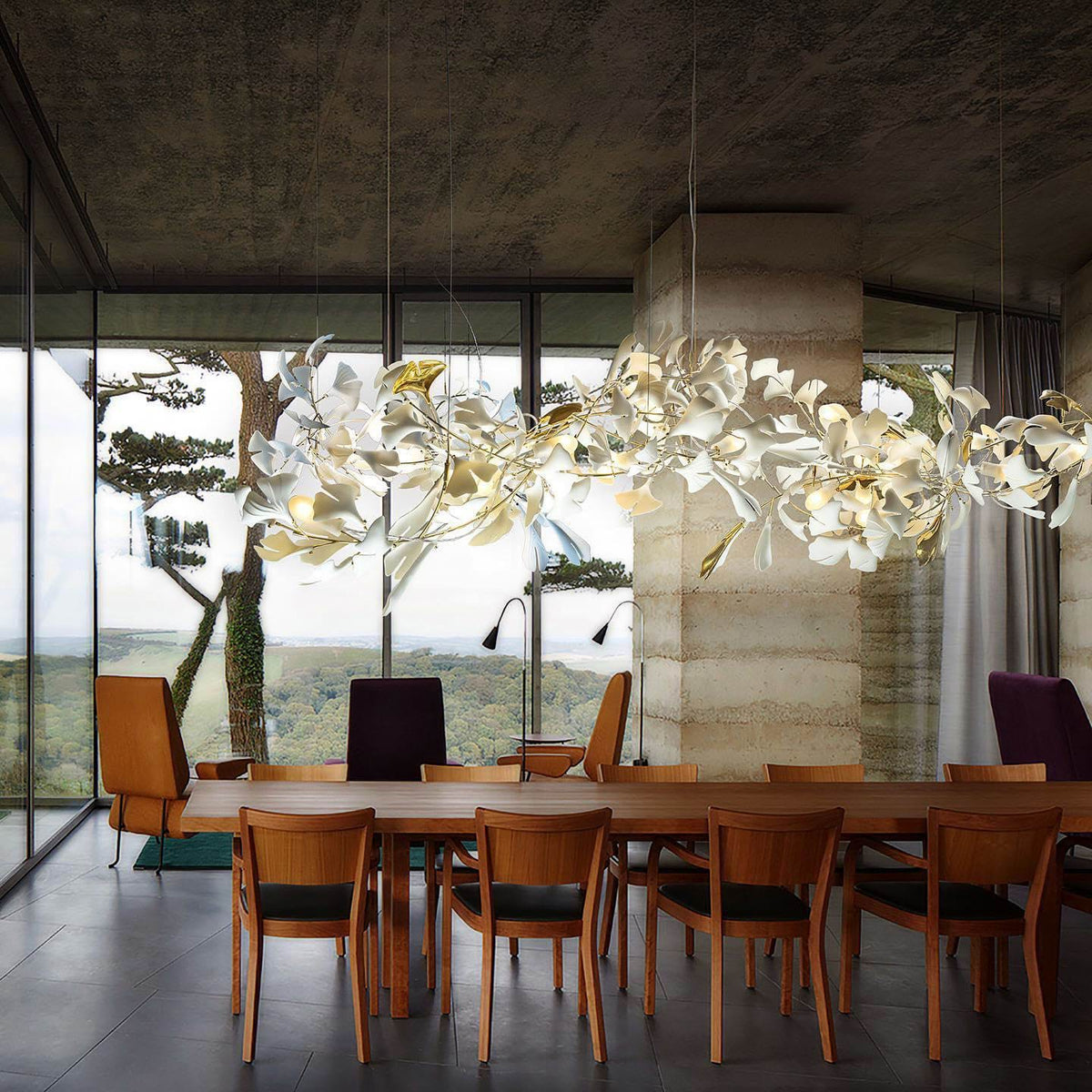 Gingko Leaves Chandelier Main image