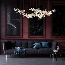 Two-Tier Botanical Chandelier - CasaraHouse