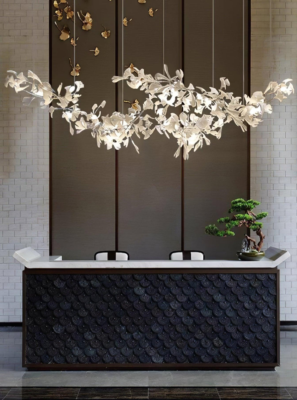 Two-Tier Botanical Chandelier - CasaraHouse