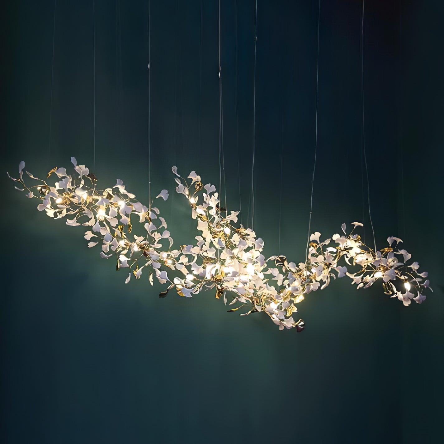 Two-Tier Botanical Chandelier - CasaraHouse