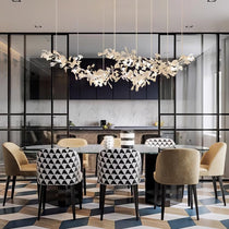 Two-Tier Botanical Chandelier - CasaraHouse