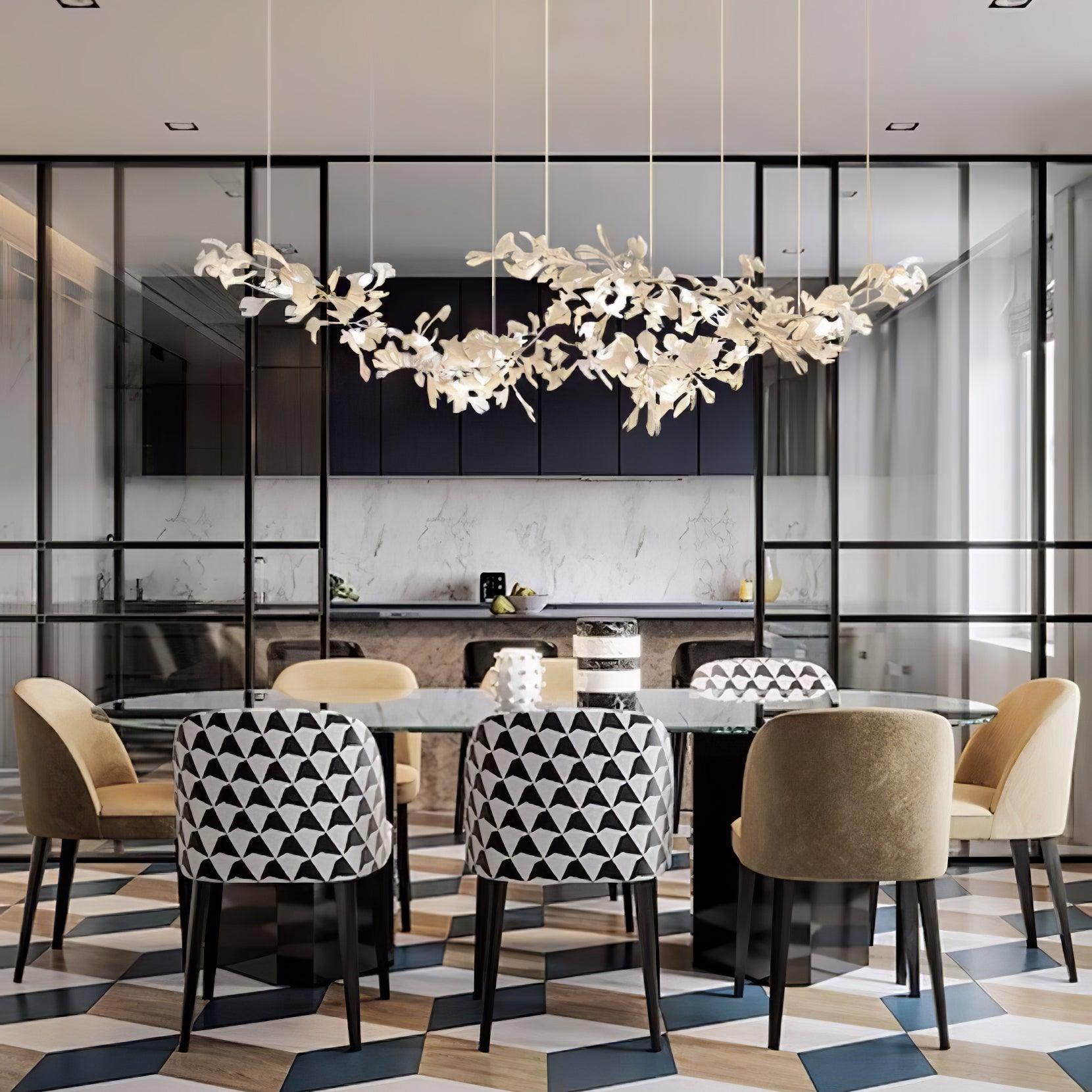 Two-Tier Botanical Chandelier - CasaraHouse