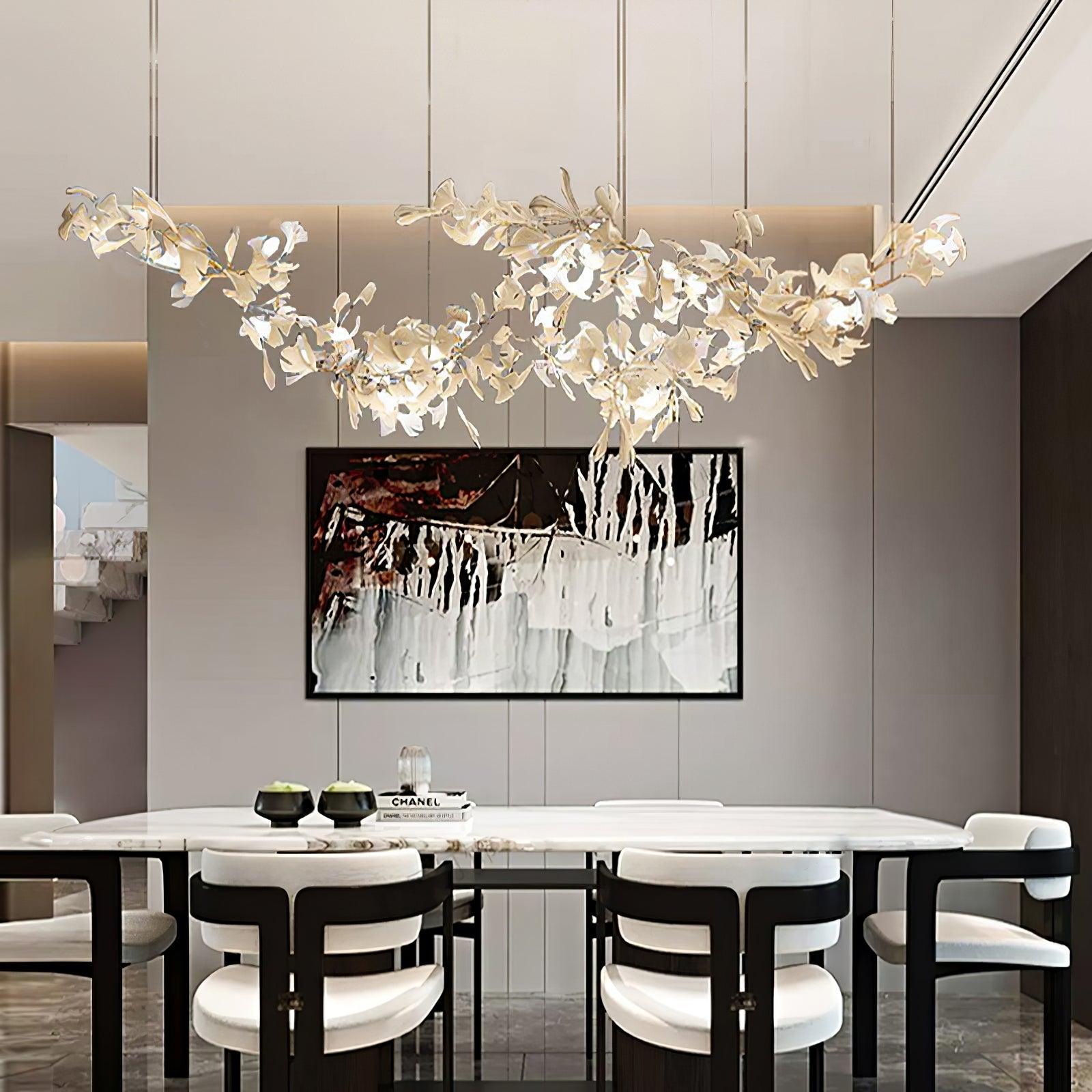 Two-Tier Botanical Chandelier - CasaraHouse