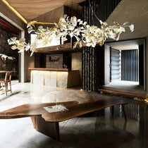 Two-Tier Botanical Chandelier - CasaraHouse