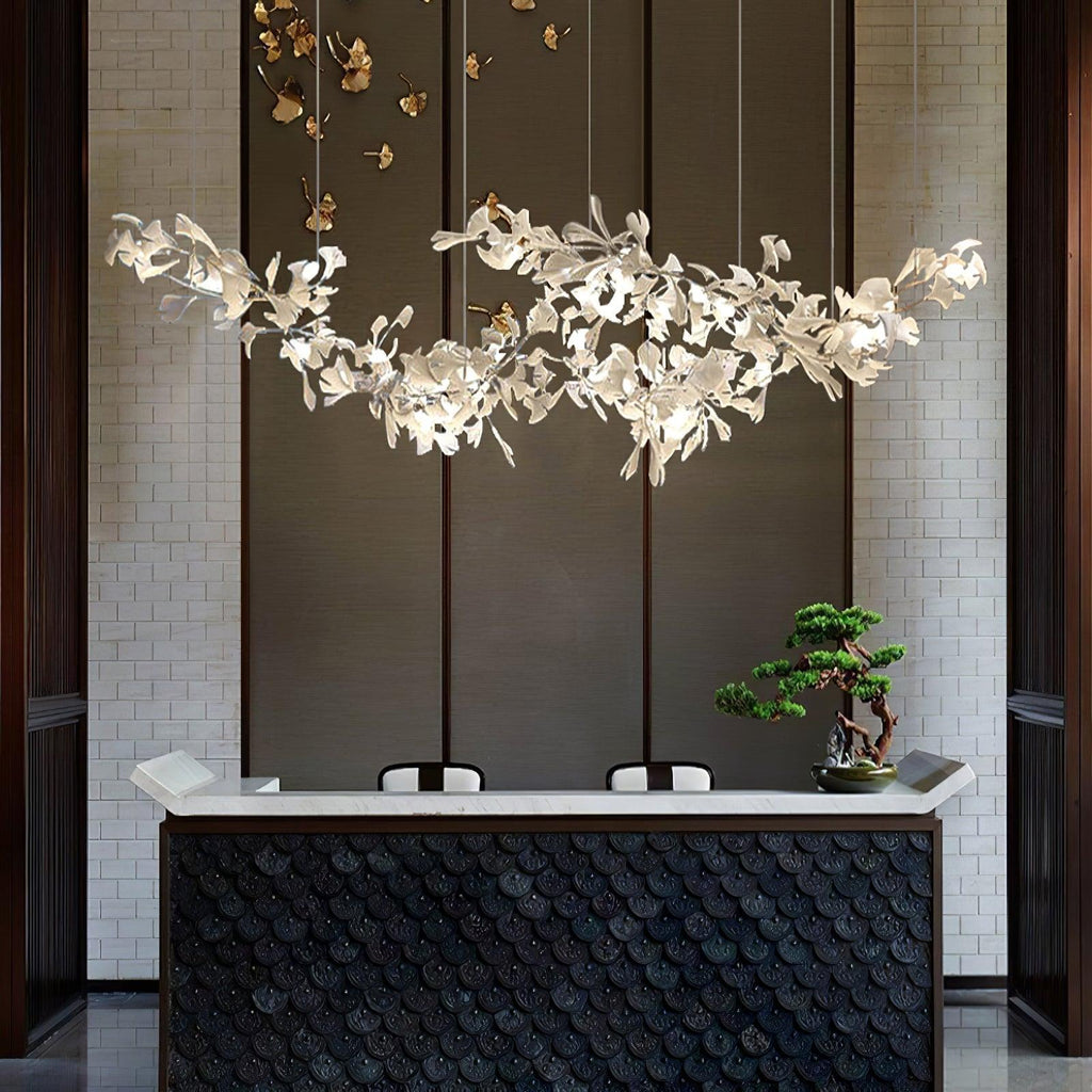 Two-Tier Botanical Chandelier - CasaraHouse