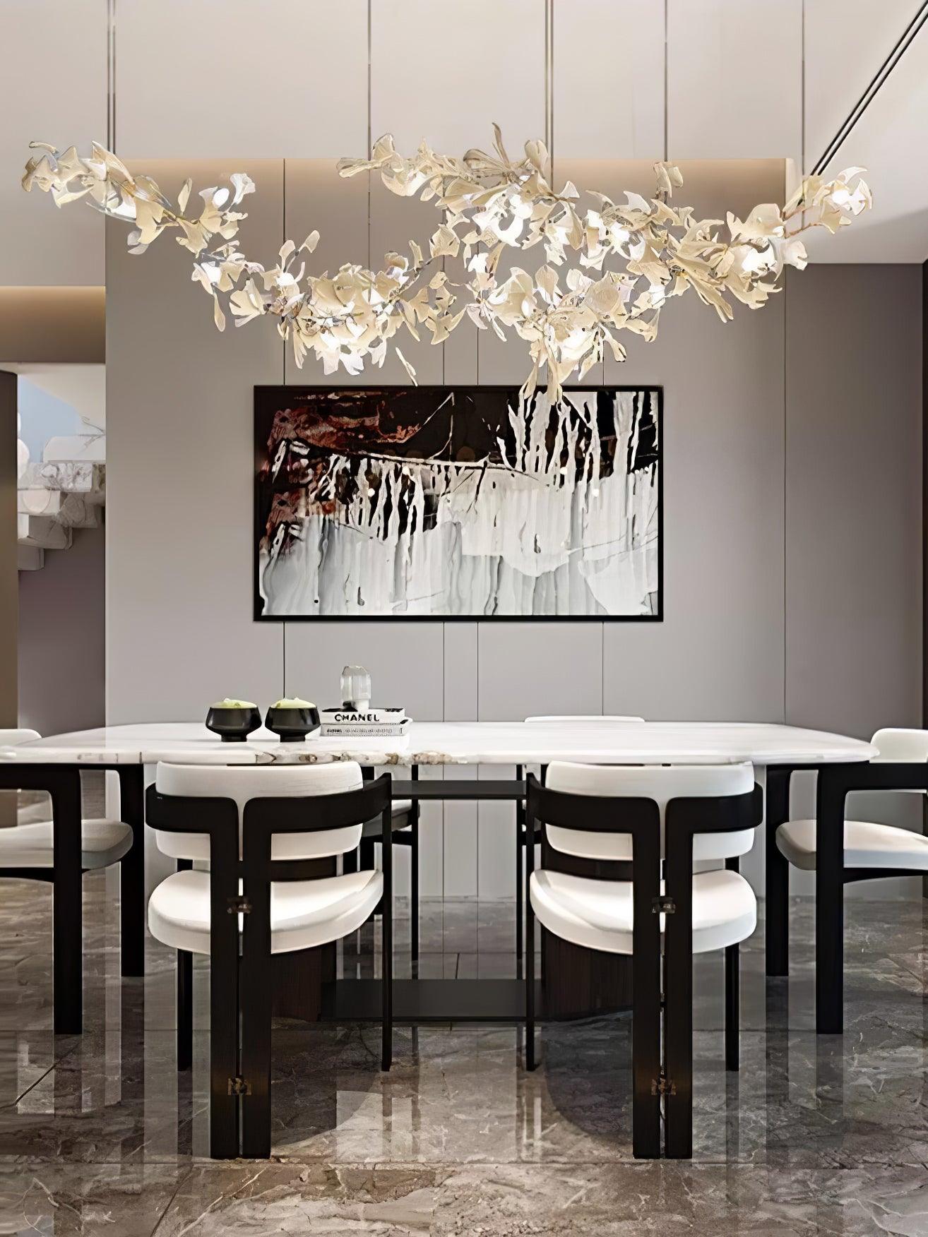 Two-Tier Botanical Chandelier - CasaraHouse