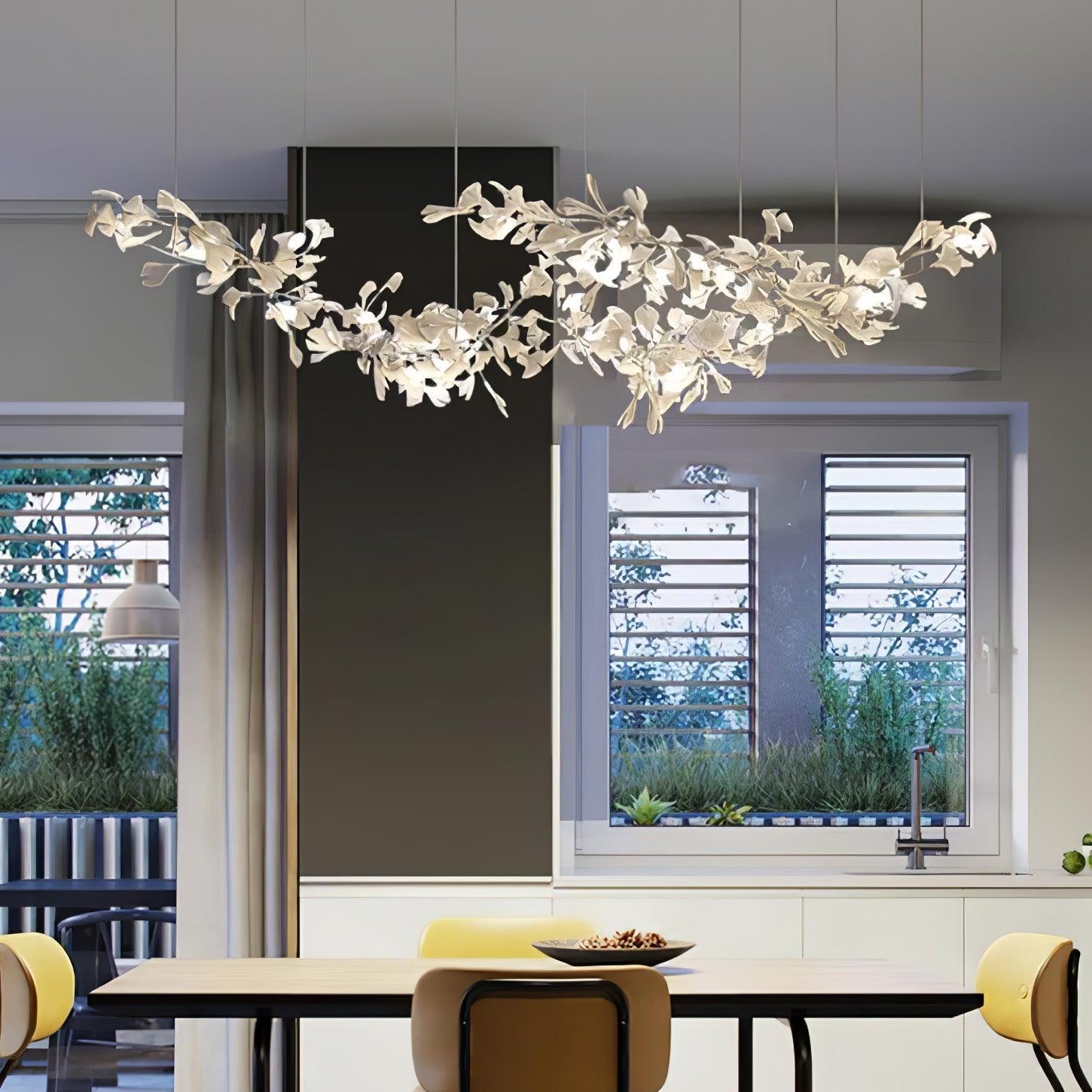 Two-Tier Botanical Chandelier - CasaraHouse