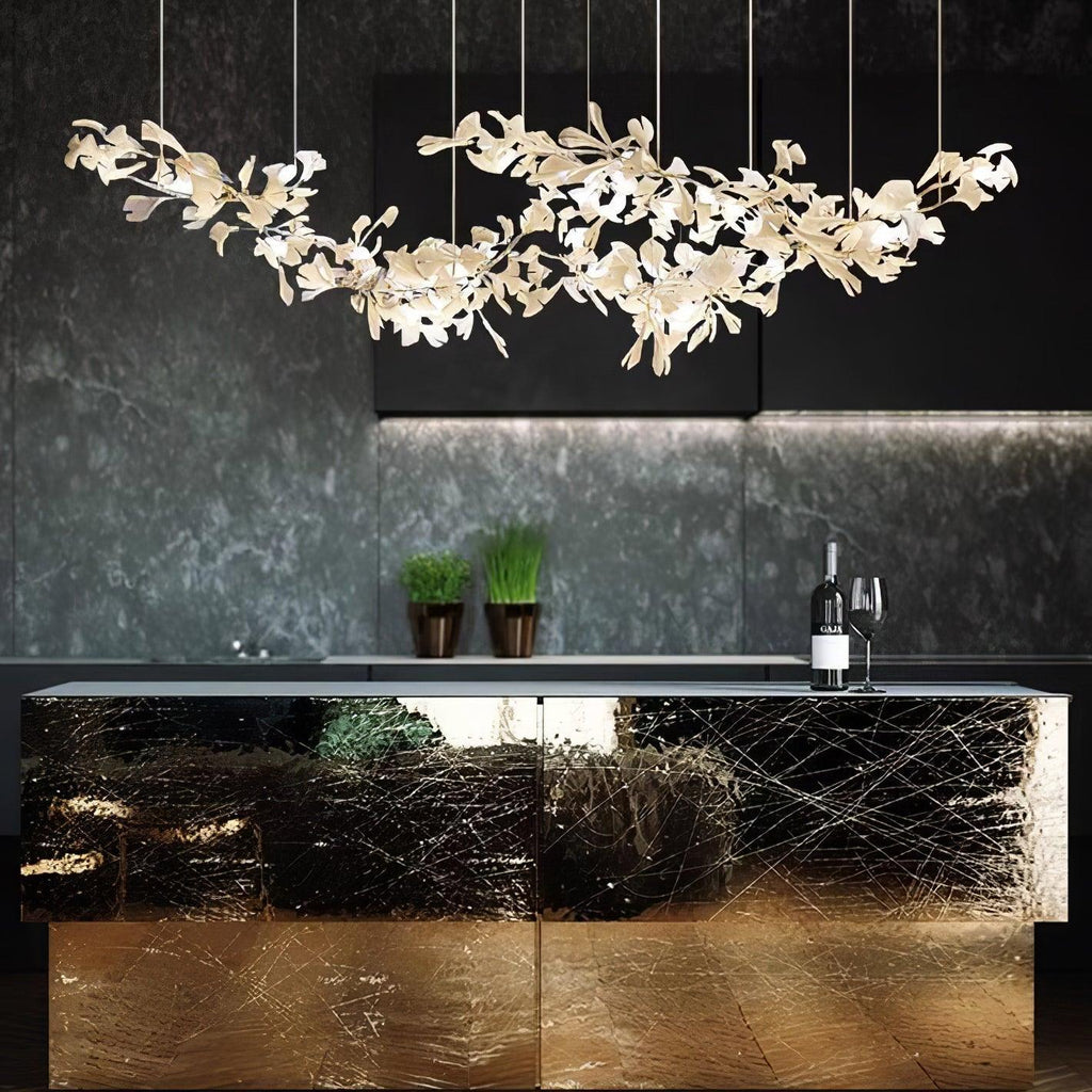Two-Tier Botanical Chandelier - CasaraHouse
